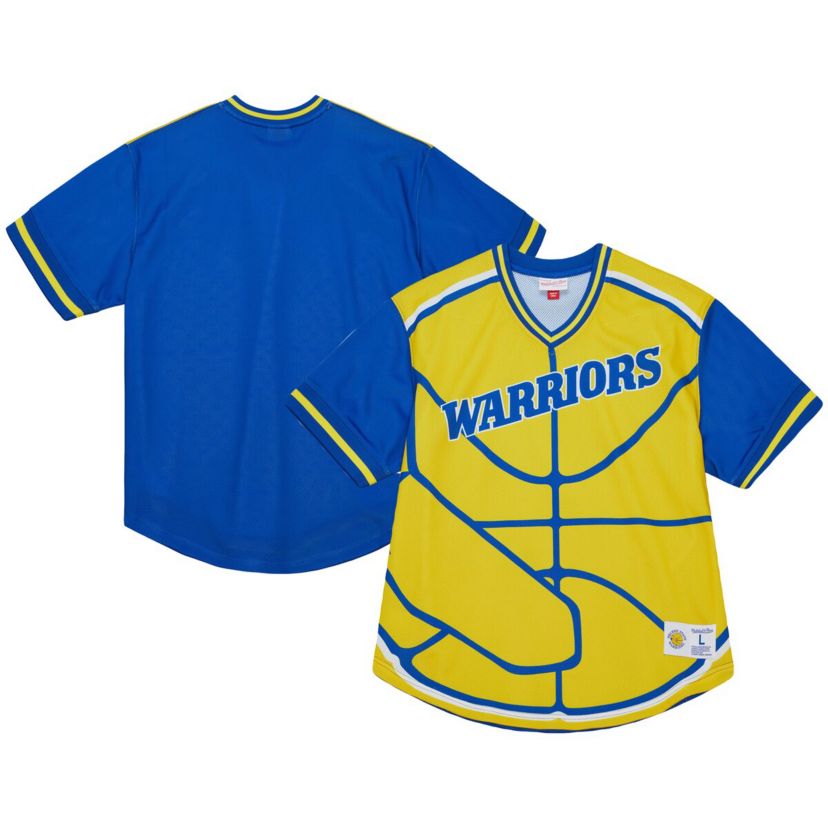 NBA Golden State Warriors Jumbotron 3.0 Mesh V-Neck T-Shirt