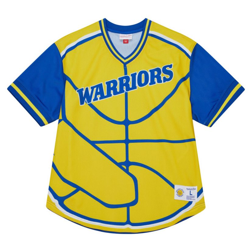 NBA Golden State Warriors Jumbotron 3.0 Mesh V-Neck T-Shirt