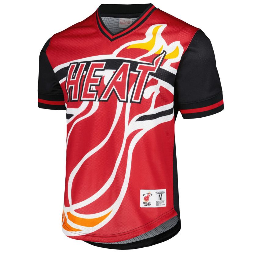 NBA Miami Heat Jumbotron 3.0 Mesh V-Neck T-Shirt
