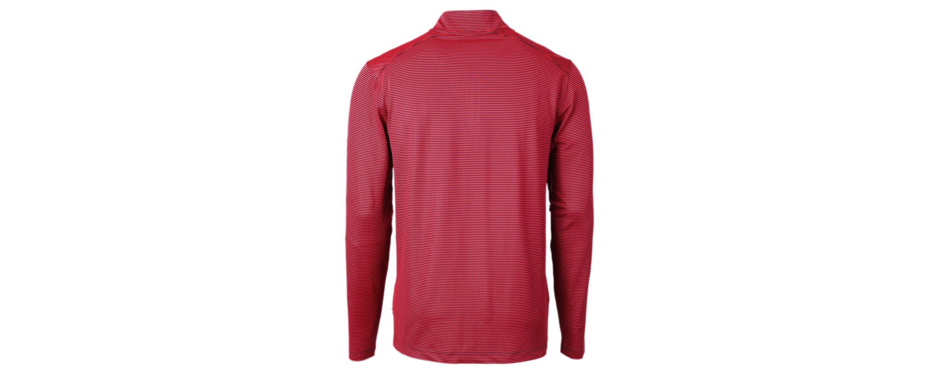 MLB Atlanta Braves Americana Logo Big & Tall Virtue Eco Pique Recycled Quarter-Zip Pullover Top