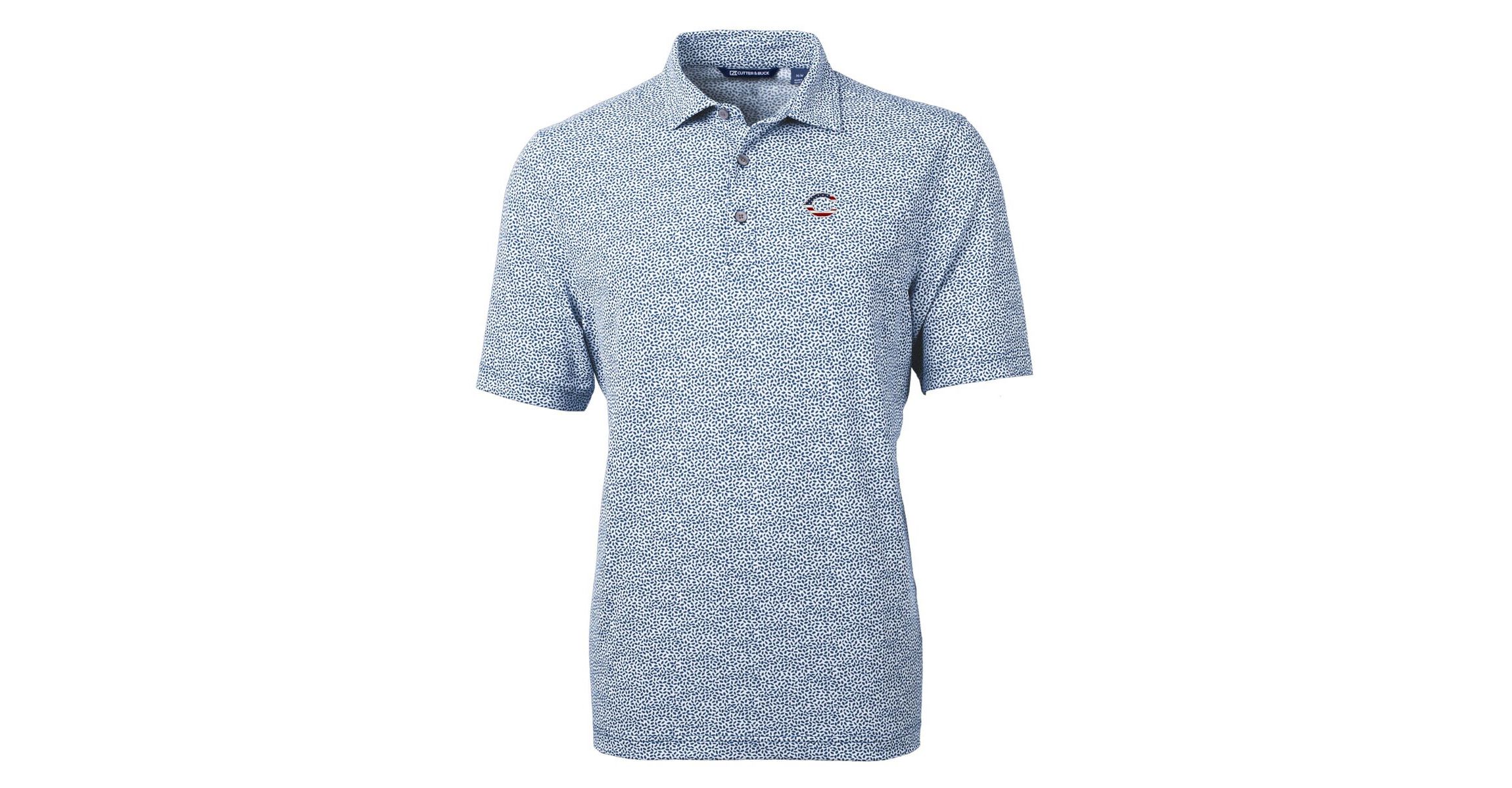 MLB Cincinnati Reds Americana Logo Virtue Eco-Pique Botanical Recycled Polo