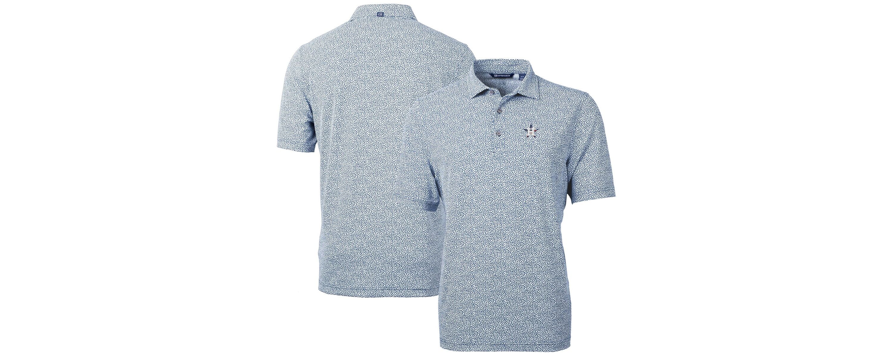 MLB Houston Astros Americana Logo Virtue Eco-Pique Botanical Recycled Polo