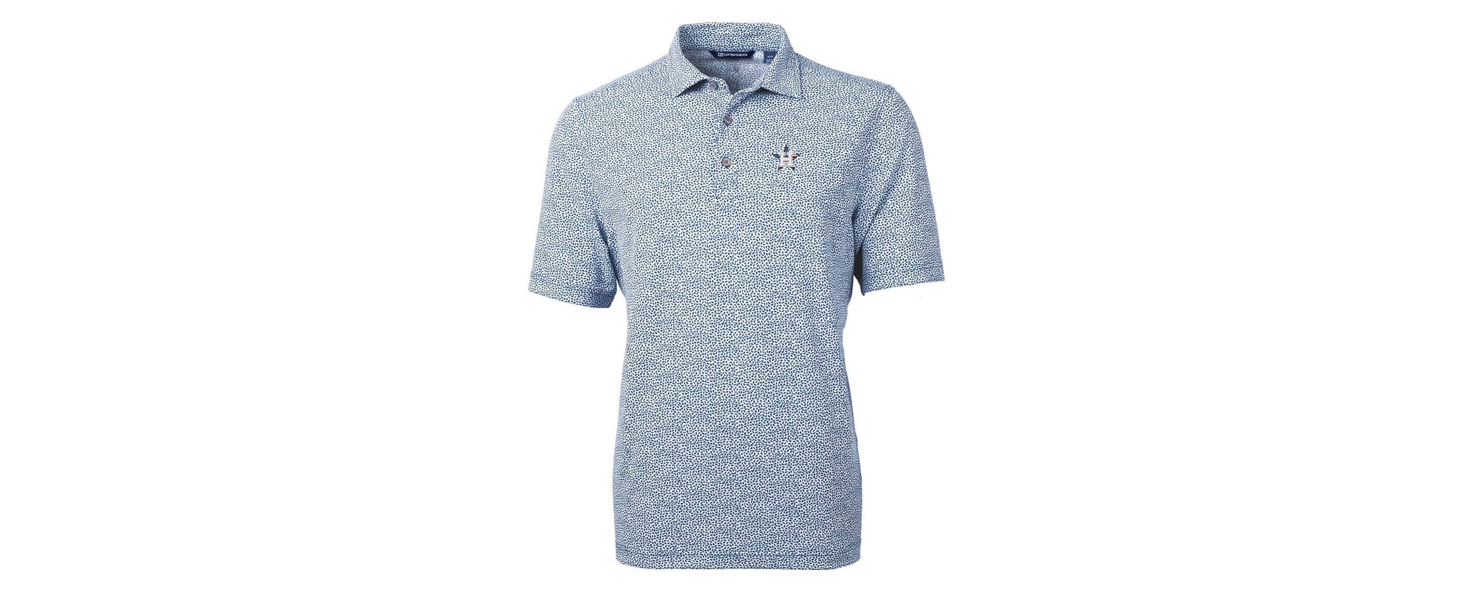 MLB Houston Astros Americana Logo Virtue Eco-Pique Botanical Recycled Polo