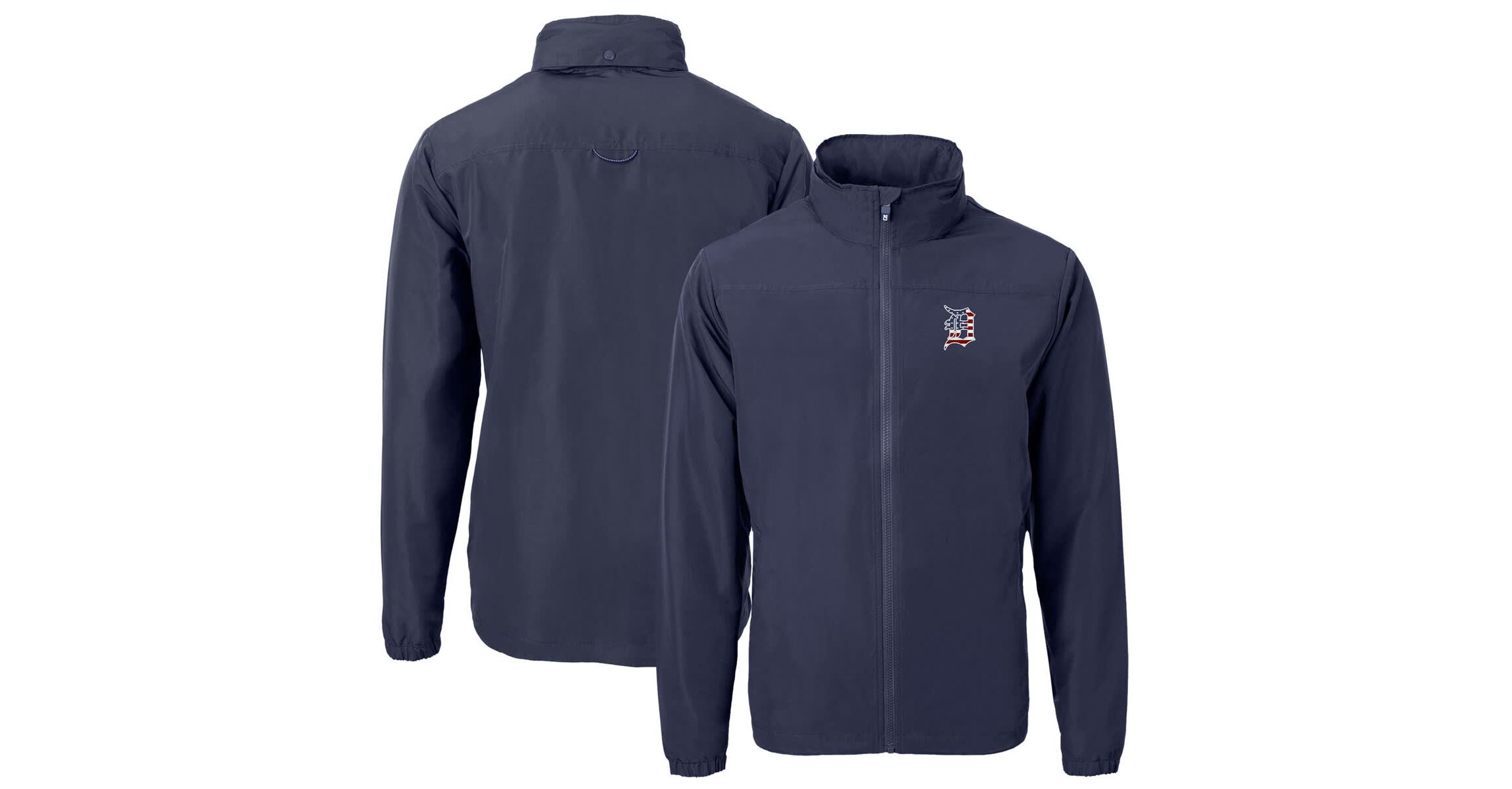 MLB Detroit Tigers Americana Logo Charter Eco Knit Recycled Full-Zip Jacket