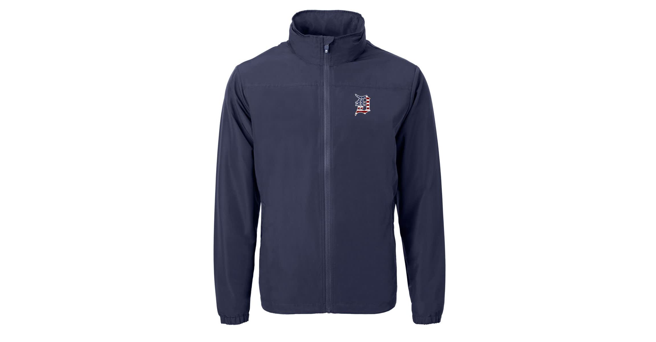 MLB Detroit Tigers Americana Logo Charter Eco Knit Recycled Full-Zip Jacket