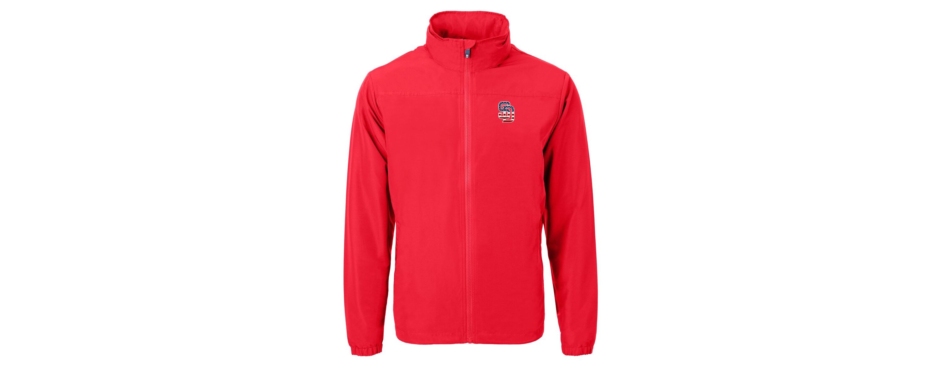 MLB San Diego Padres Americana Logo Charter Eco Knit Recycled Full-Zip Jacket