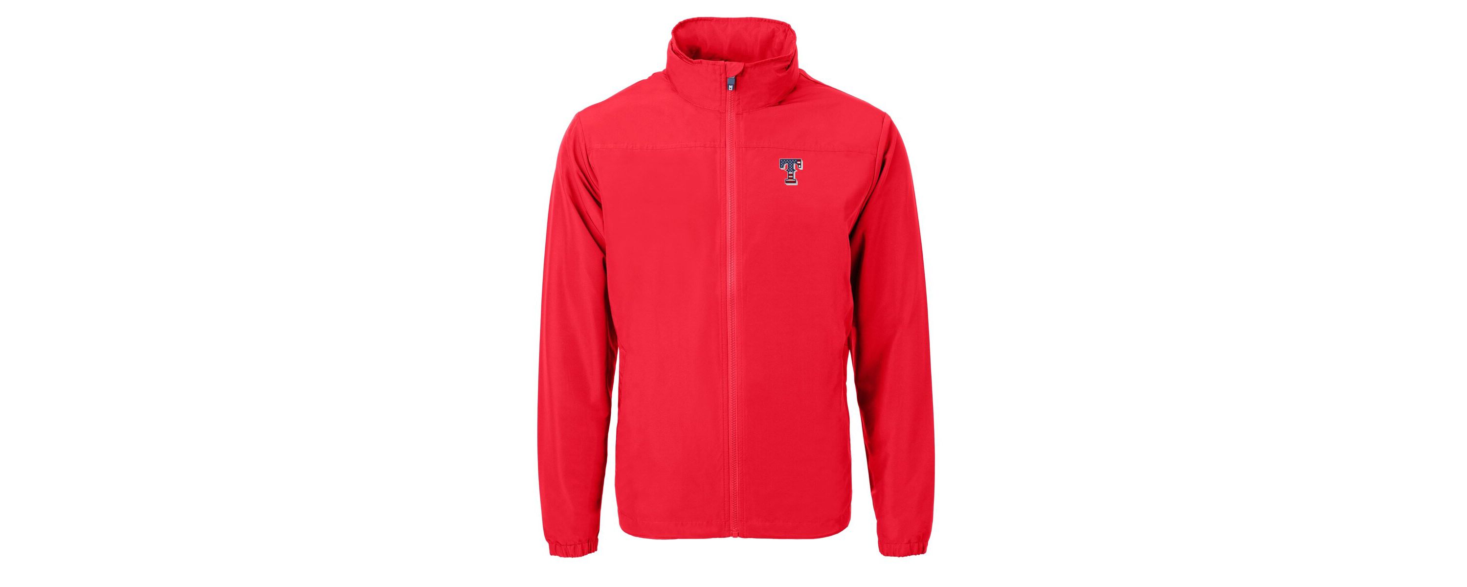 MLB Texas Rangers Americana Logo Charter Eco Knit Recycled Full-Zip Jacket