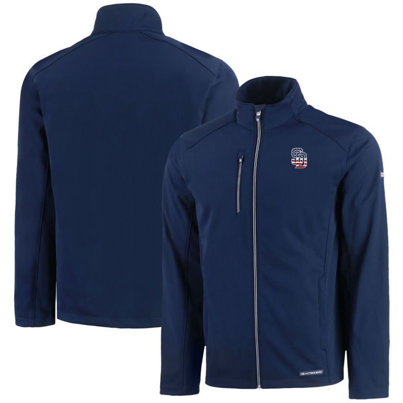 MLB San Diego Padres Americana Logo Evoke Eco Softshell Recycled Full-Zip Jacket