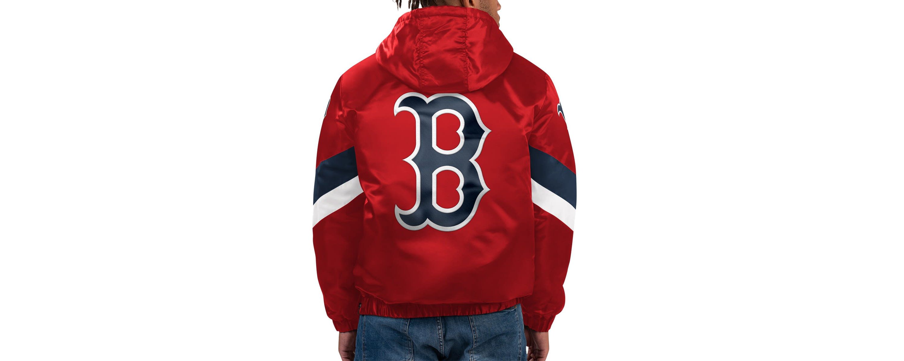 Boston Red Sox MLB Boston Sox Force Play II Half-Zip Hooded Jacket