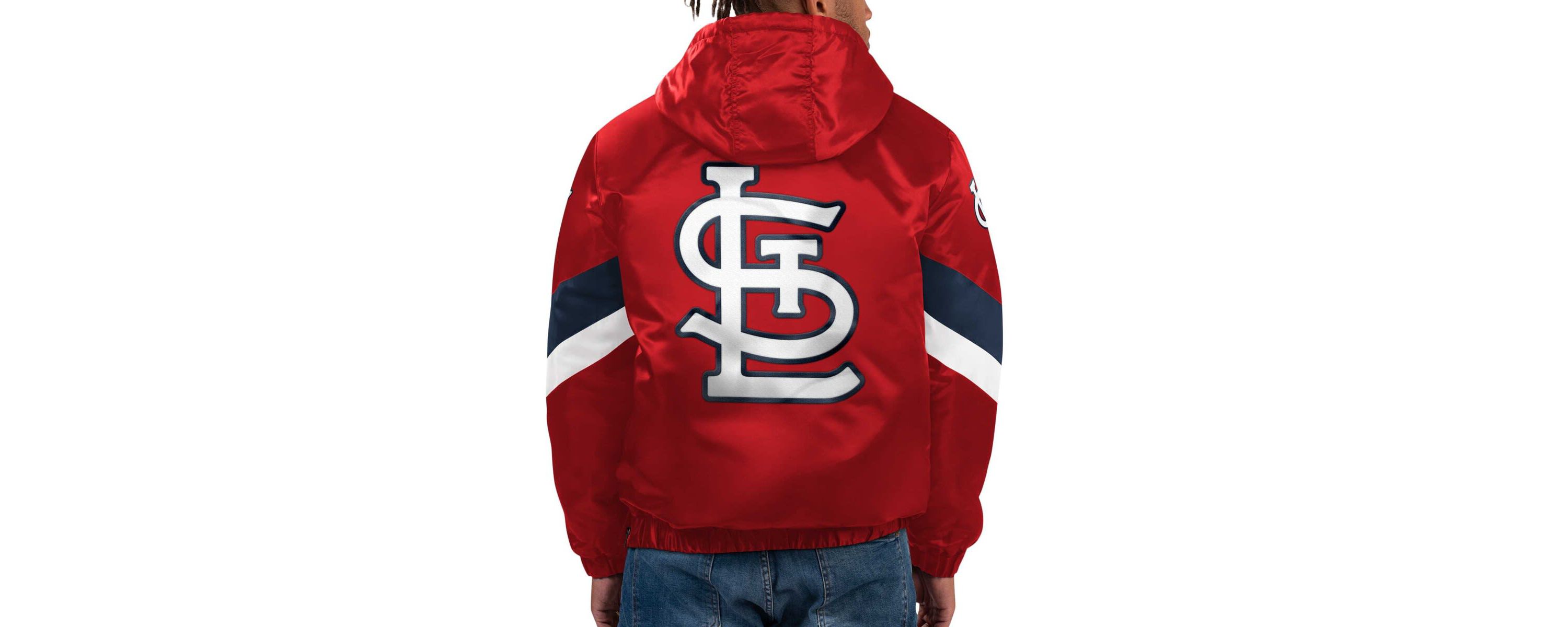 MLB St. Louis Cardinals Force Play II Half-Zip Hooded Jacket