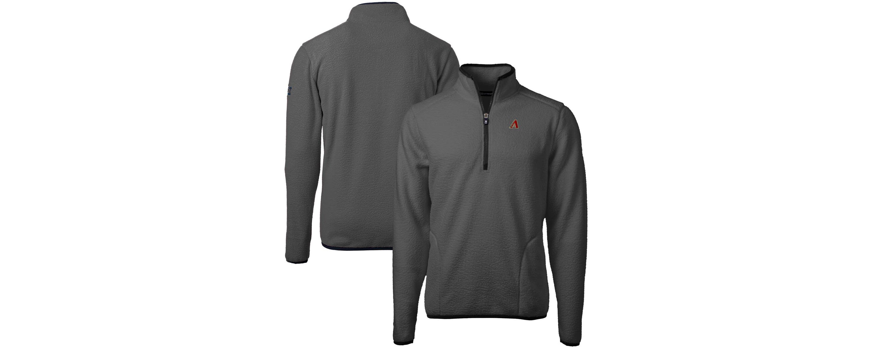 MLB Arizona Diamondbacks Cascade Eco Sherpa Fleece Quarter-Zip Pullover Jacket