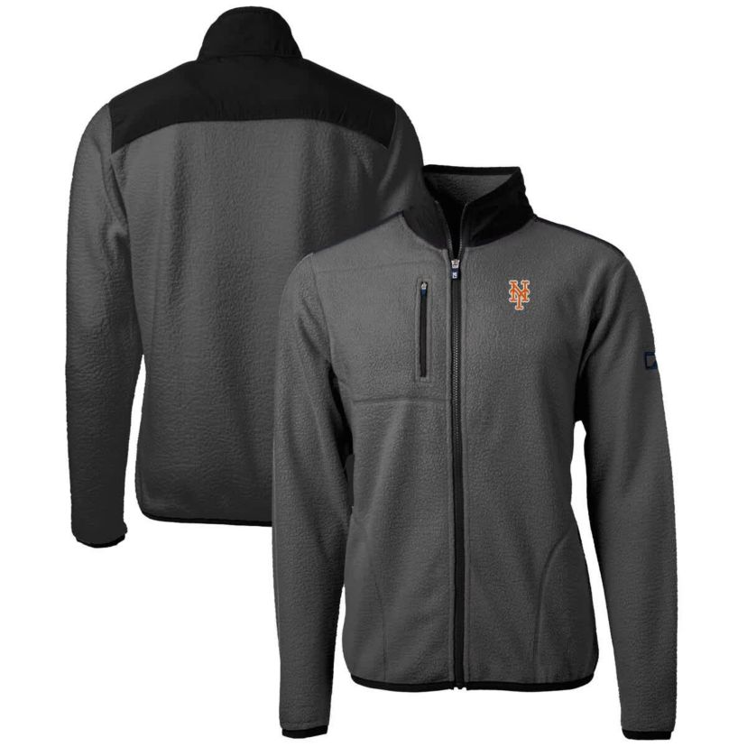 MLB New York Mets Cascade Eco Sherpa Full-Zip Fleece Jacket