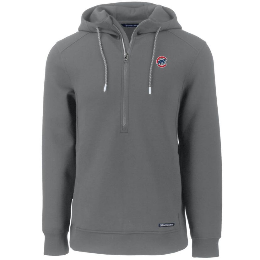 MLB Chicago Cubs Roam Eco Half-Zip Recycled Pullover Hoodie