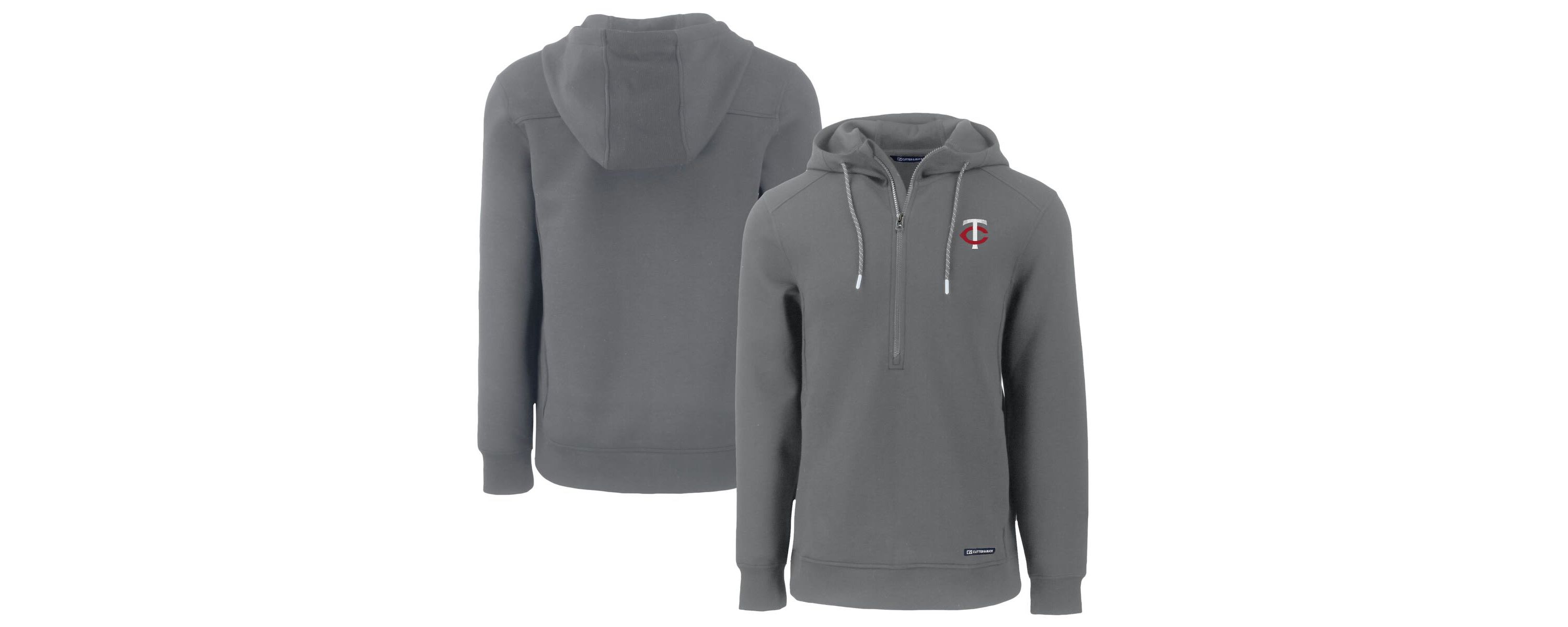 MLB Minnesota Twins Roam Eco Half-Zip Recycled Pullover Hoodie