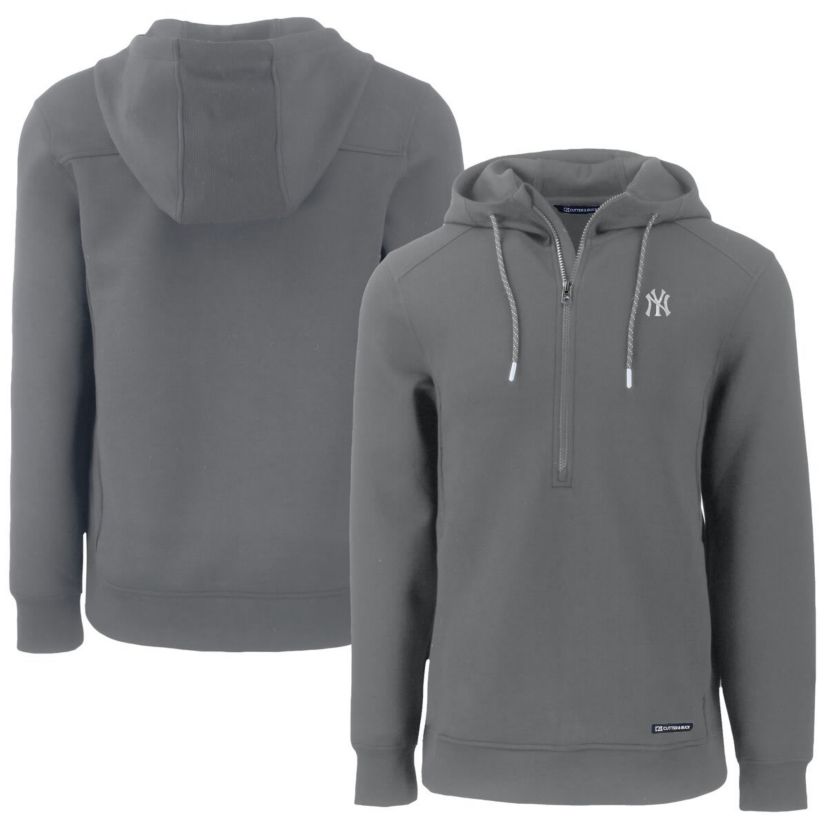 MLB New York Yankees Roam Eco Half-Zip Recycled Pullover Hoodie