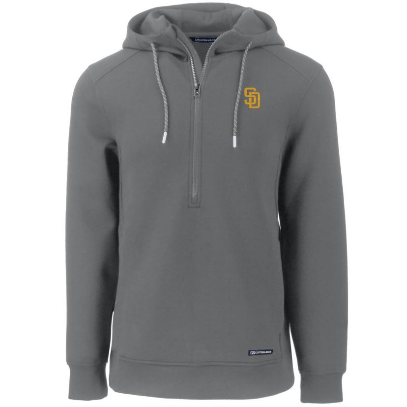 MLB San Diego Padres Roam Eco Half-Zip Recycled Pullover Hoodie