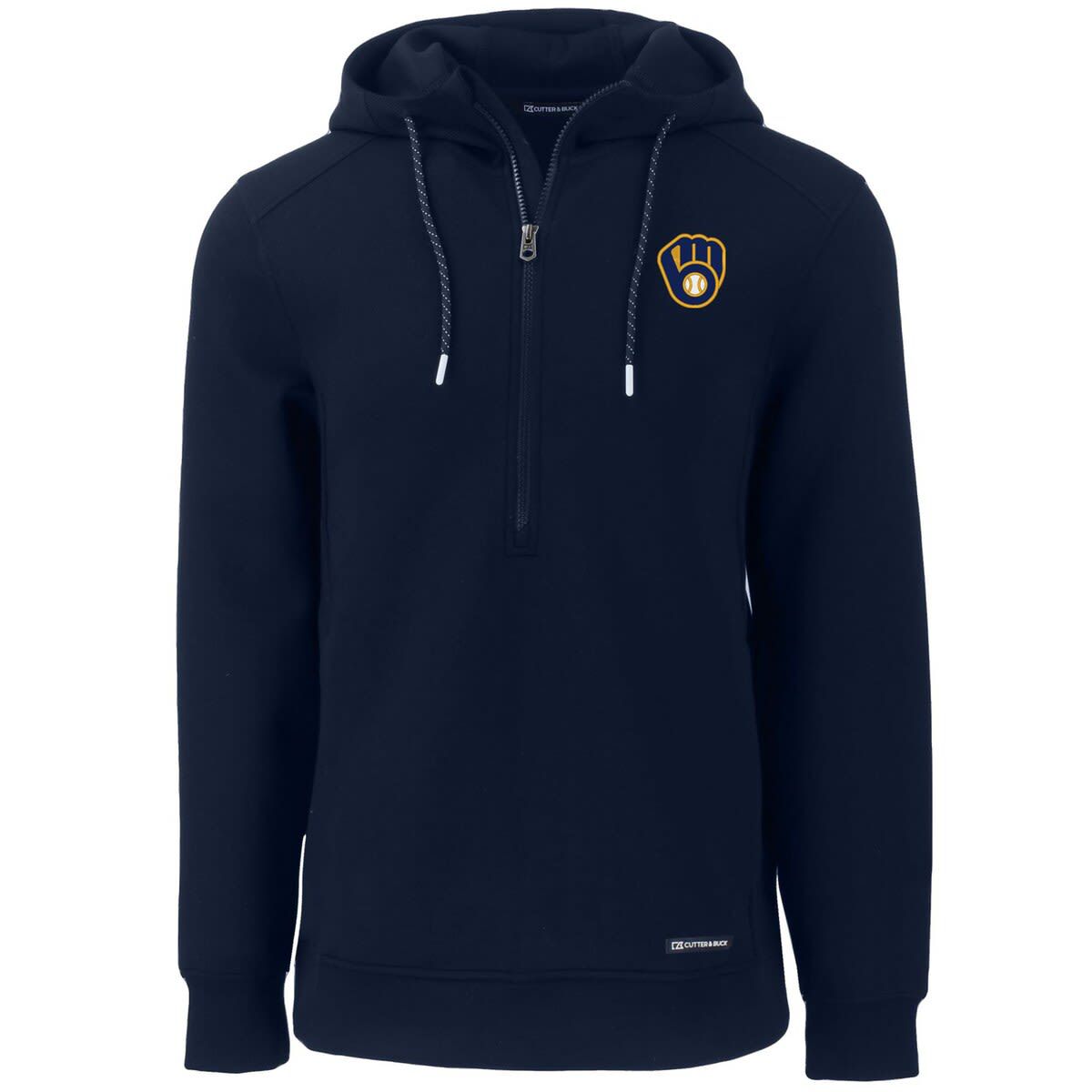 MLB Milwaukee Brewers Roam Eco Half-Zip Recycled Pullover Hoodie