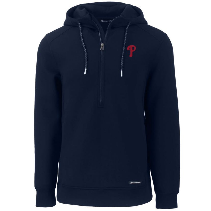 MLB Philadelphia Phillies Roam Eco Half-Zip Recycled Pullover Hoodie