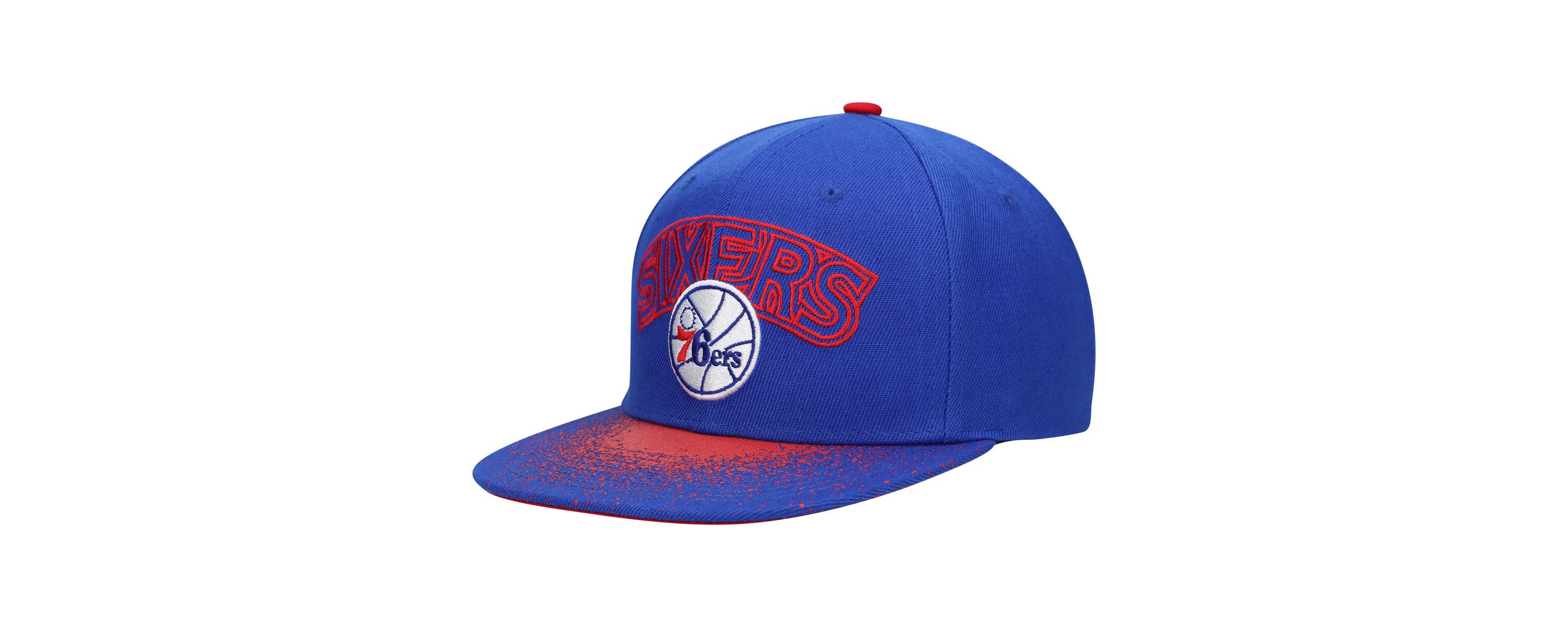 NBA Philadelphia 76ers Hardwood Classics Energy Re-Take Speckle Brim Snapback Hat