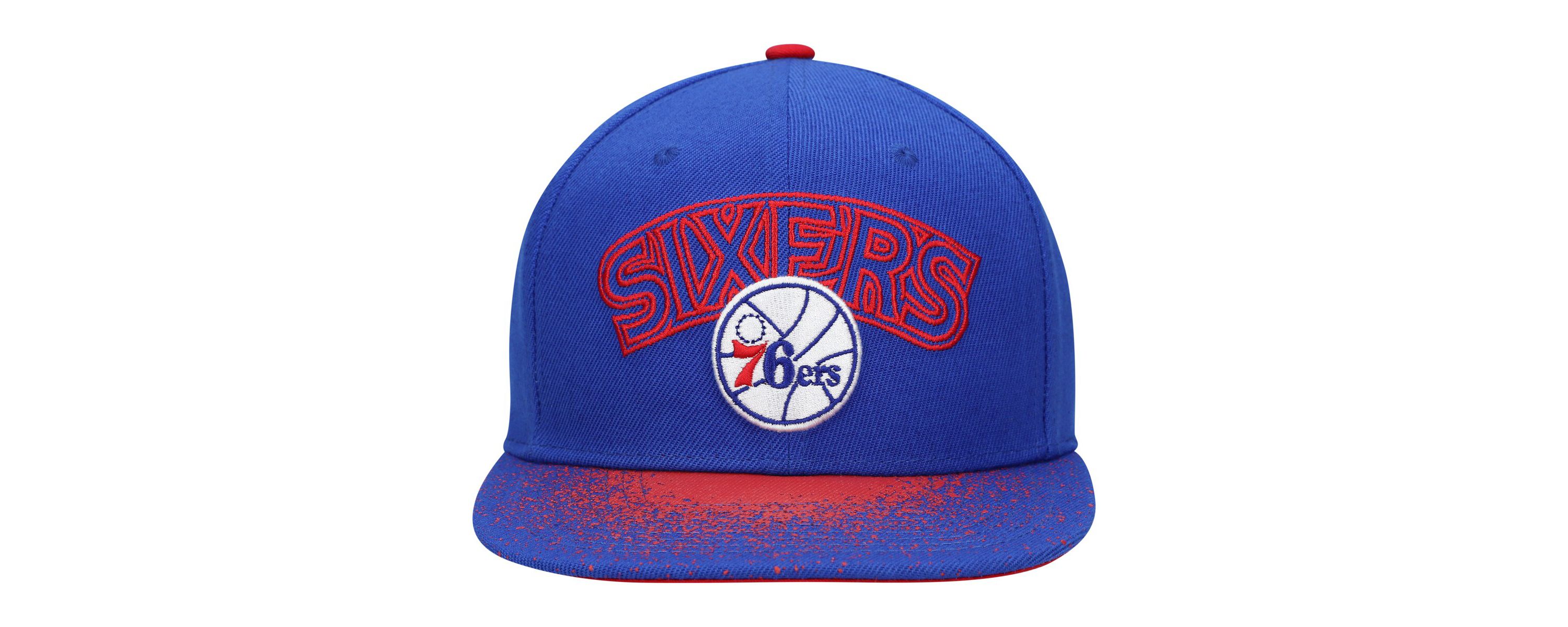 NBA Philadelphia 76ers Hardwood Classics Energy Re-Take Speckle Brim Snapback Hat