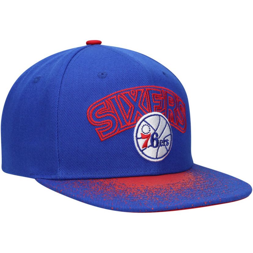 NBA Philadelphia 76ers Hardwood Classics Energy Re-Take Speckle Brim Snapback Hat