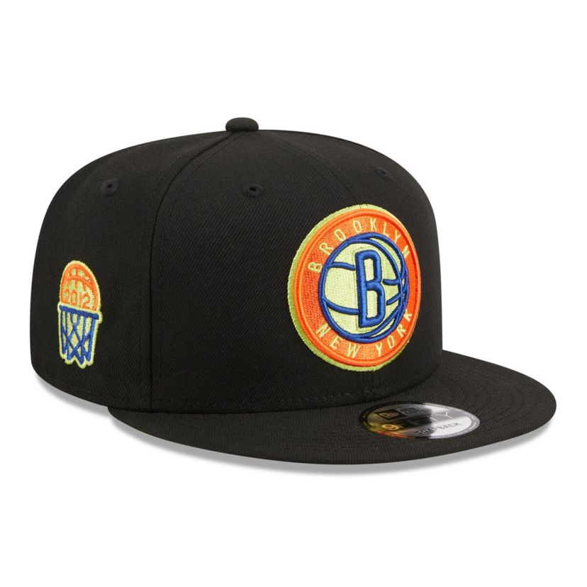 NBA Brooklyn Nets Neon Pop 9FIFTY Snapback Hat