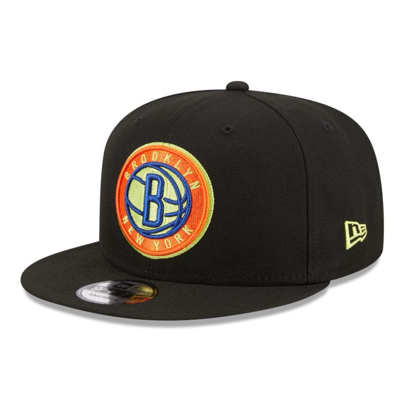 NBA Brooklyn Nets Neon Pop 9FIFTY Snapback Hat