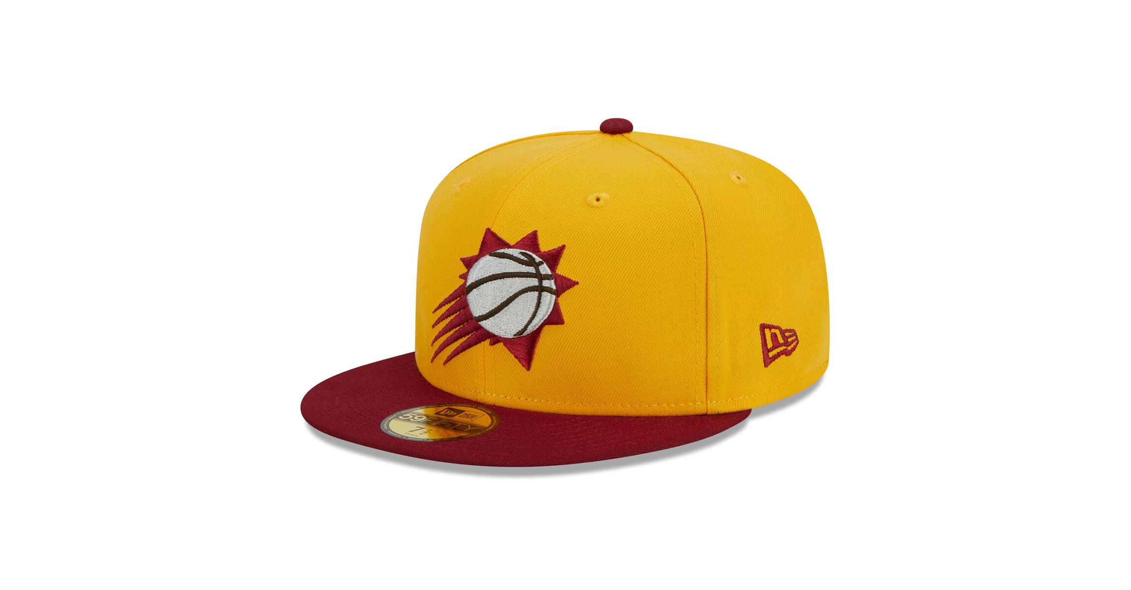 NBA Yellow/Red Phoenix Suns Fall Leaves 2-Tone 59FIFTY Fitted Hat
