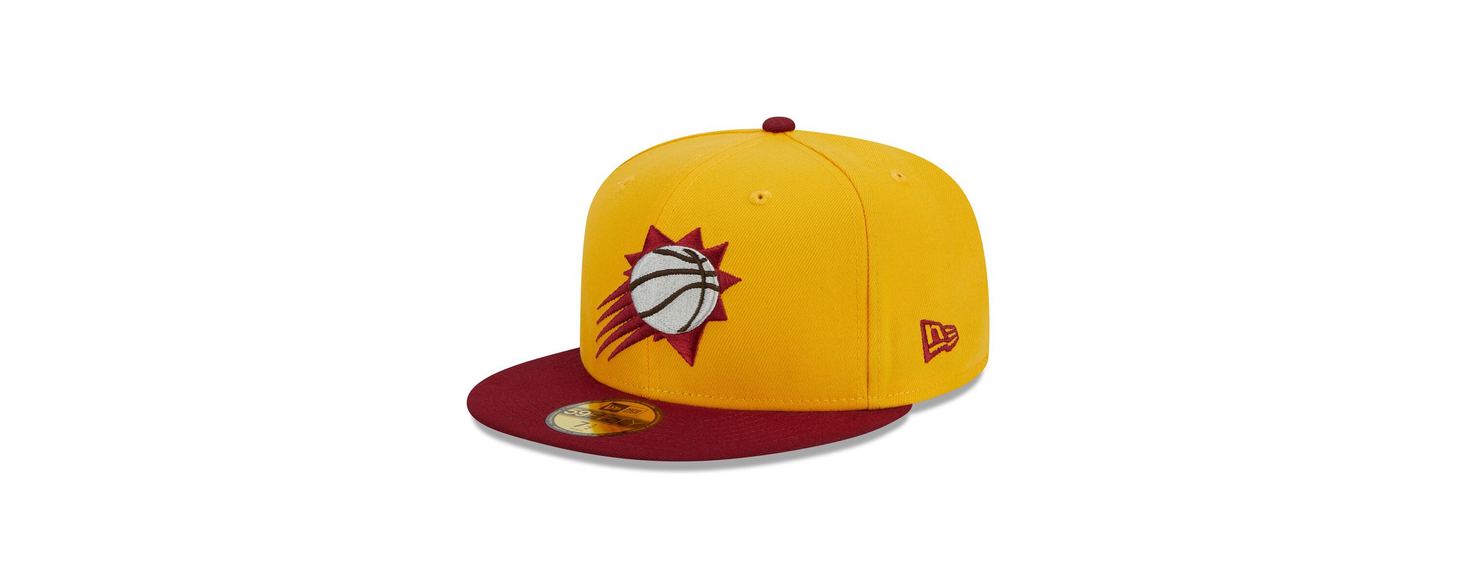 NBA Yellow/Red Phoenix Suns Fall Leaves 2-Tone 59FIFTY Fitted Hat