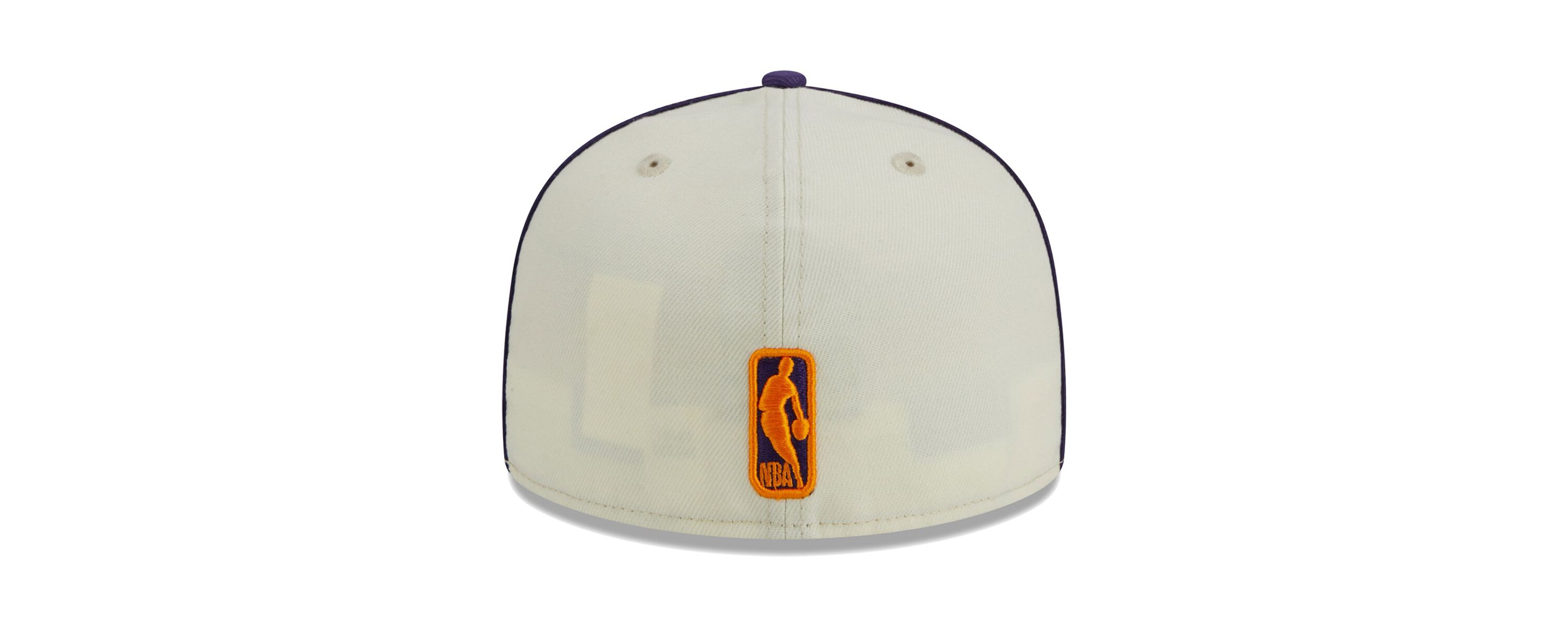NBA Cream/Purple Phoenix Suns Piping 2-Tone 59FIFTY Fitted Hat