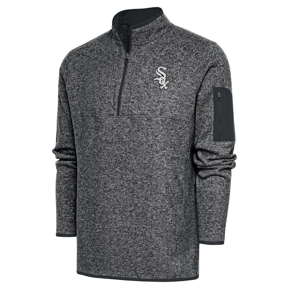Chicago White Sox MLB Chicago Sox Metallic Big & Tall Quarter-Zip Jacket