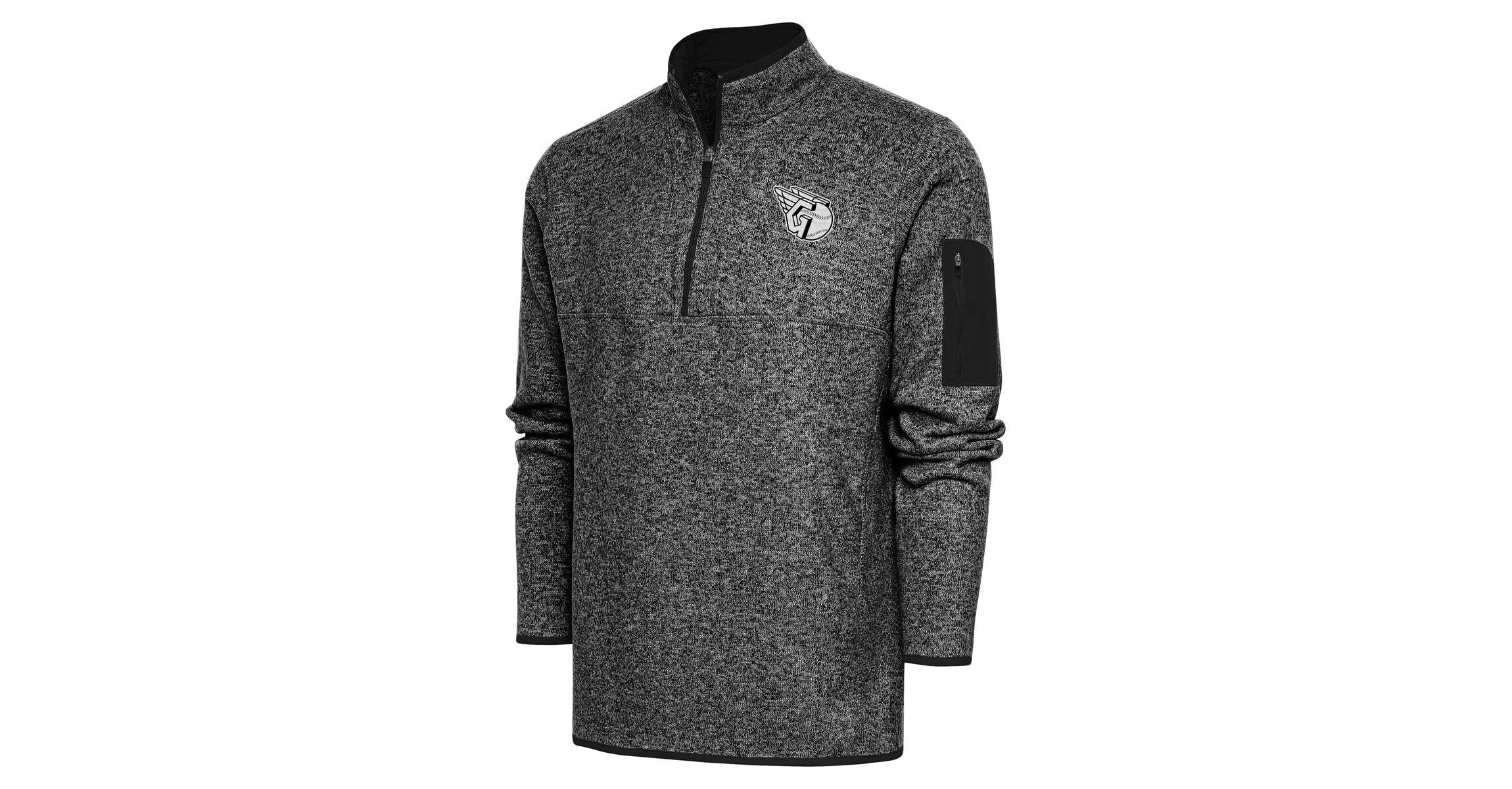 MLB Cleveland Guardians Metallic Fortune Quarter-Zip Pullover Jacket