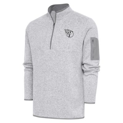 Antigua Men's MLB Cleveland Guardians Metallic Fortune Quarter-Zip Pullover Jacket, Small