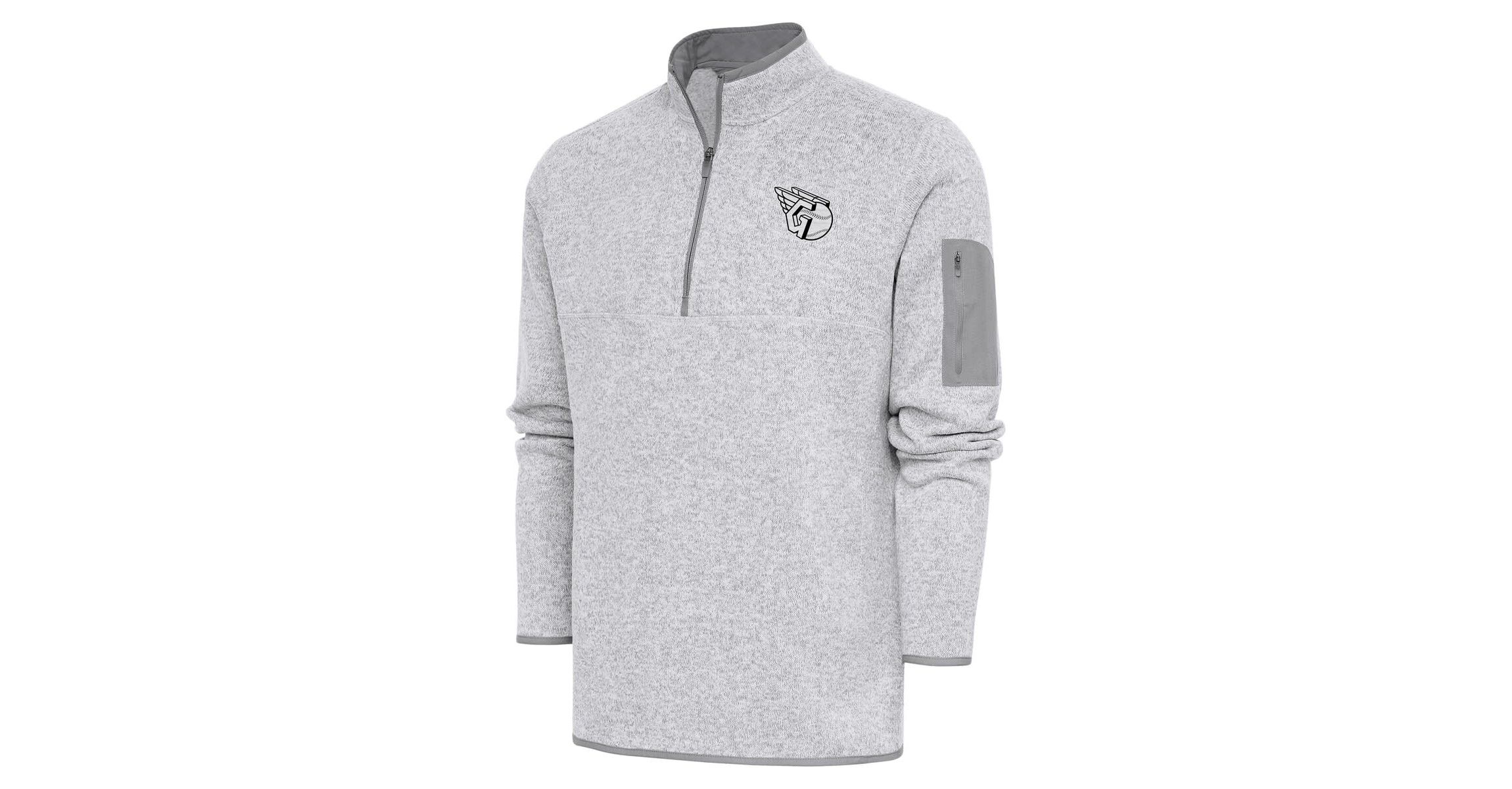 MLB Cleveland Guardians Metallic Fortune Quarter-Zip Pullover Jacket