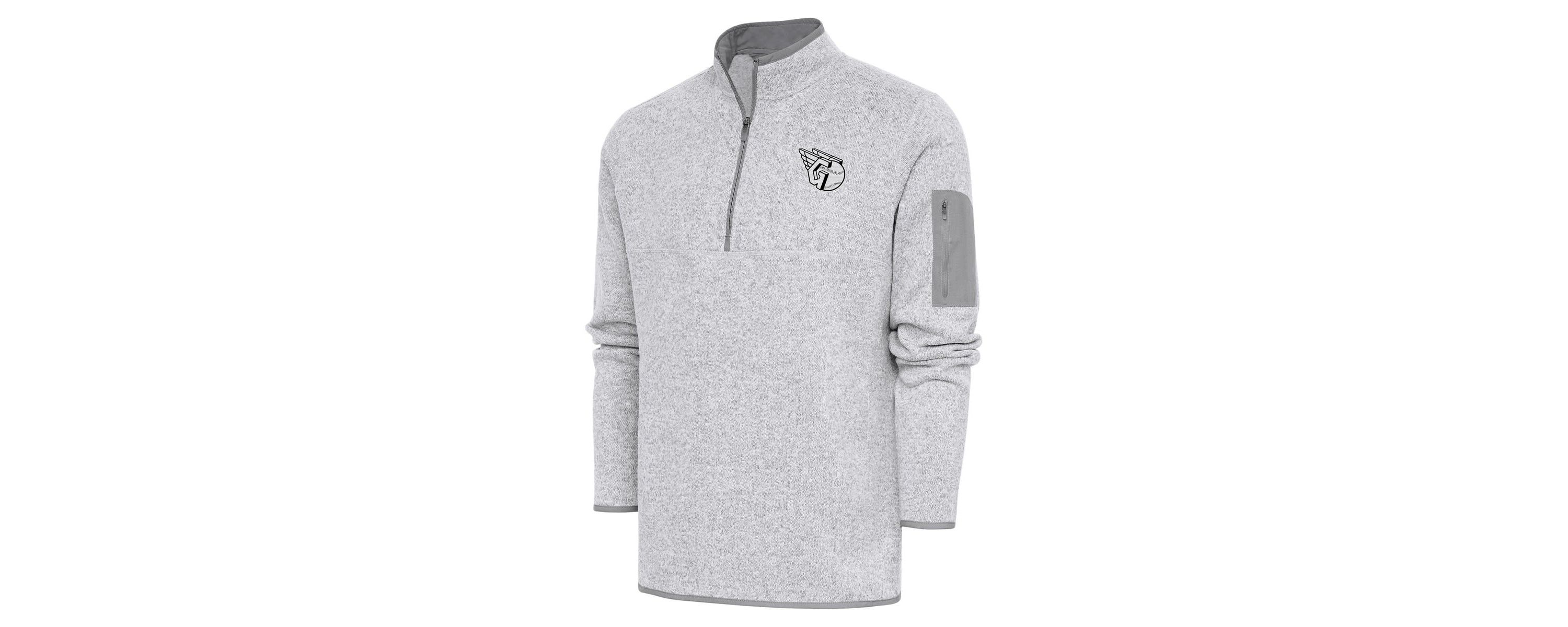 MLB Cleveland Guardians Metallic Fortune Quarter-Zip Pullover Jacket