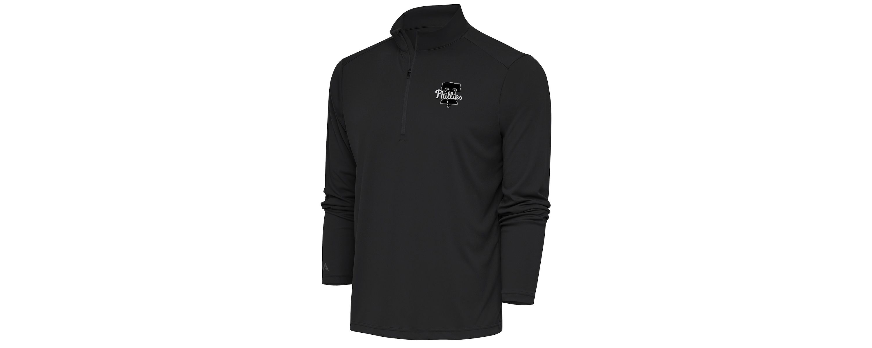 MLB Philadelphia Phillies Metallic Tribute Quarter-Zip Top