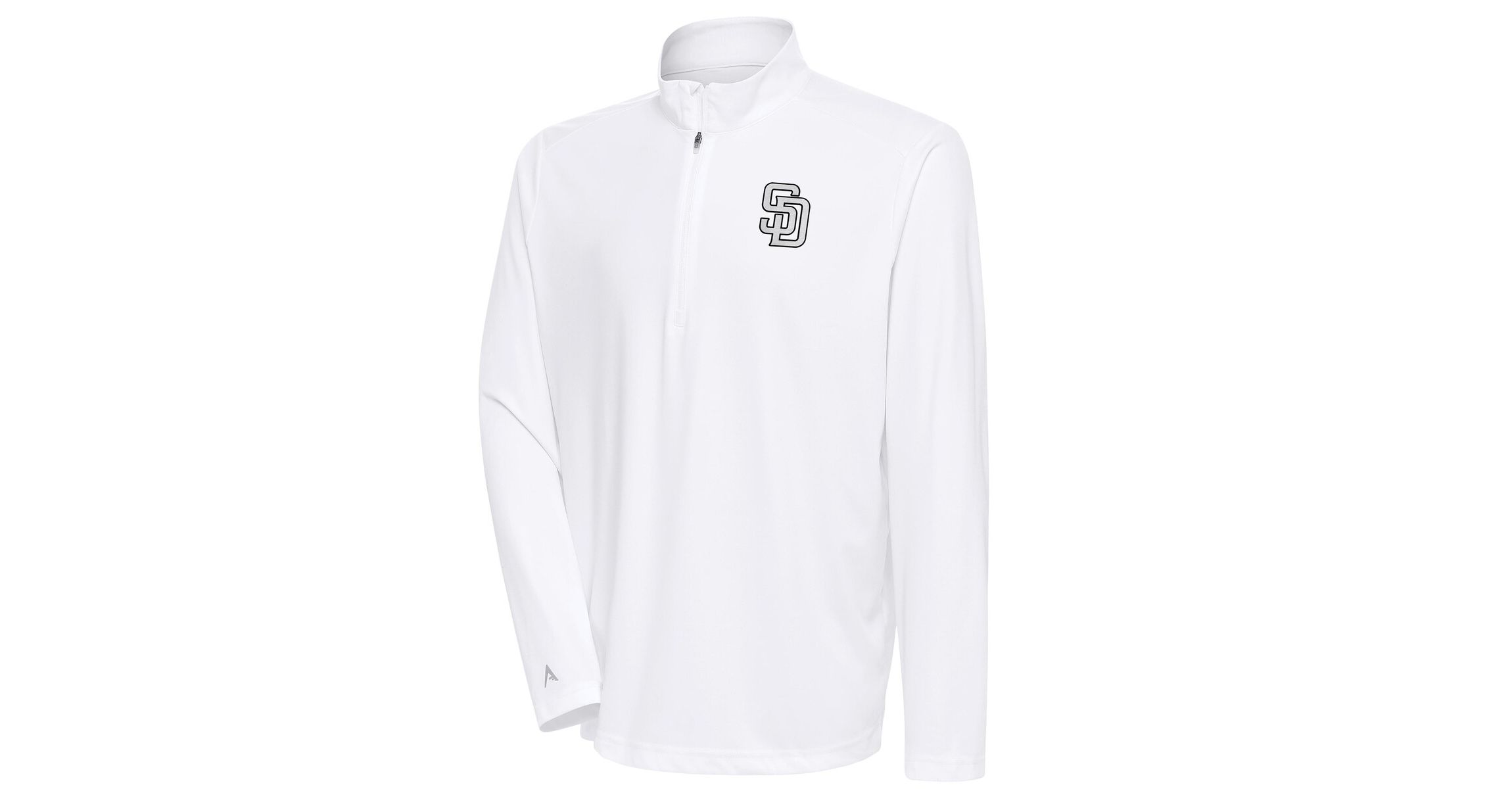 MLB San Diego Padres Metallic Tribute Quarter-Zip Top