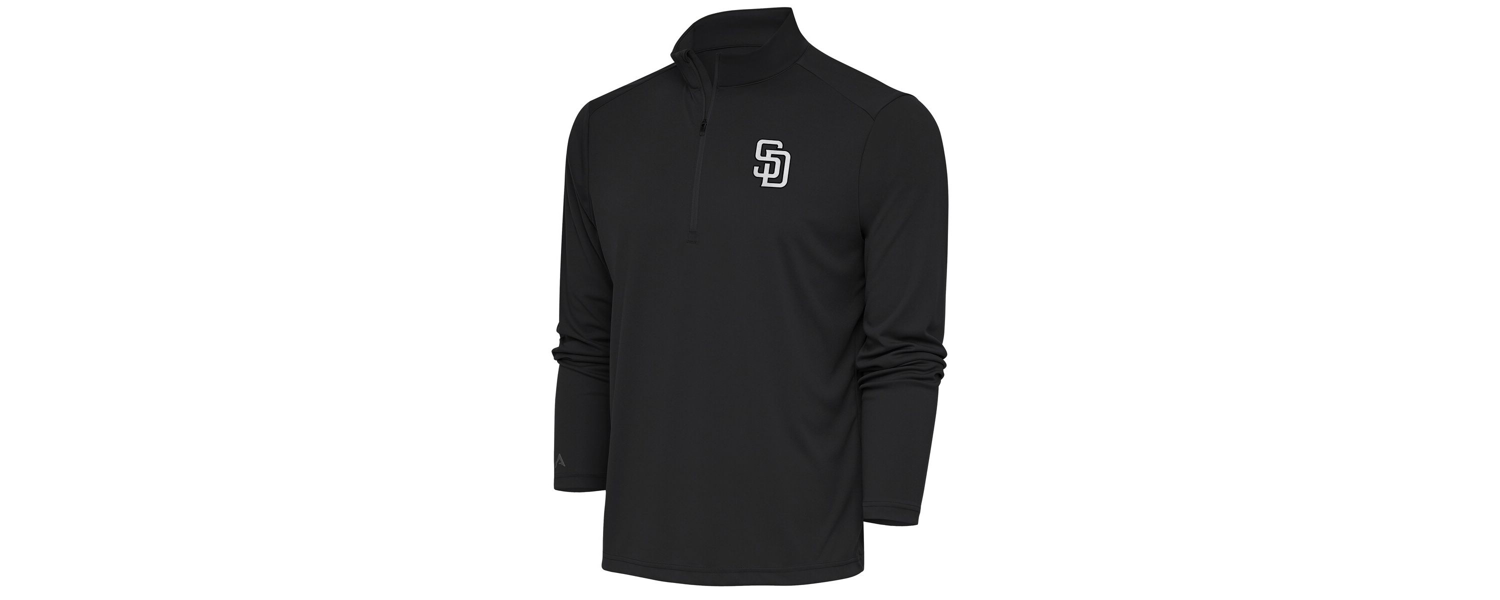 MLB San Diego Padres Metallic Tribute Quarter-Zip Top
