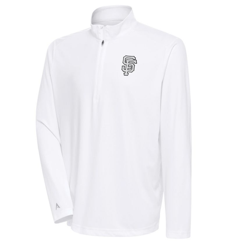 MLB San Francisco Giants Metallic Tribute Quarter-Zip Top