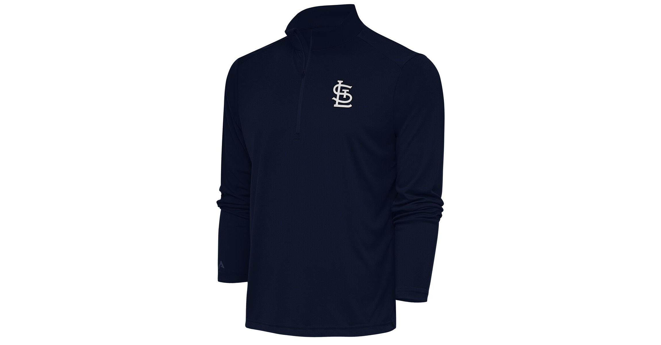 MLB St. Louis Cardinals Metallic Tribute Quarter-Zip Top