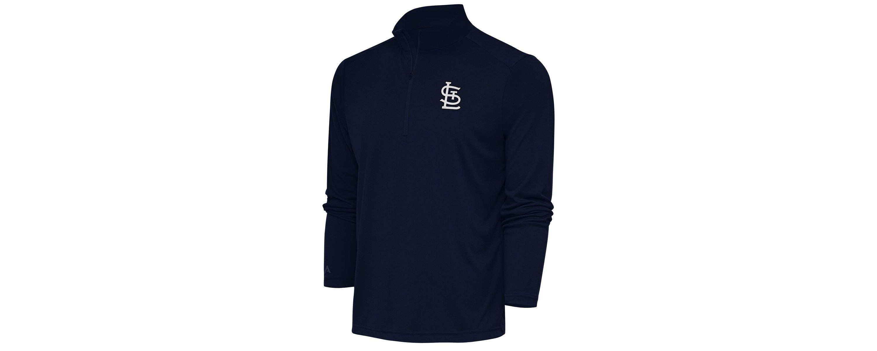 MLB St. Louis Cardinals Metallic Tribute Quarter-Zip Top