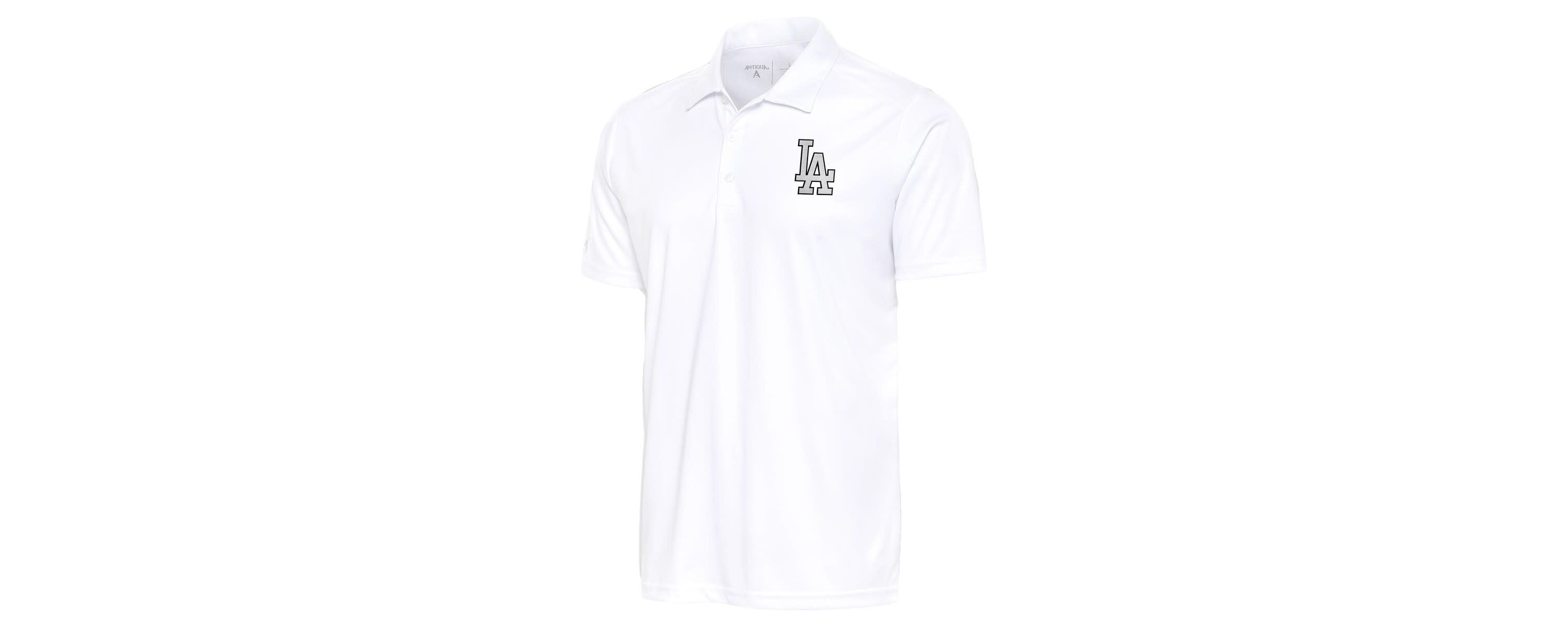 MLB Los Angeles Dodgers Big & Tall Metallic Tribute Polo
