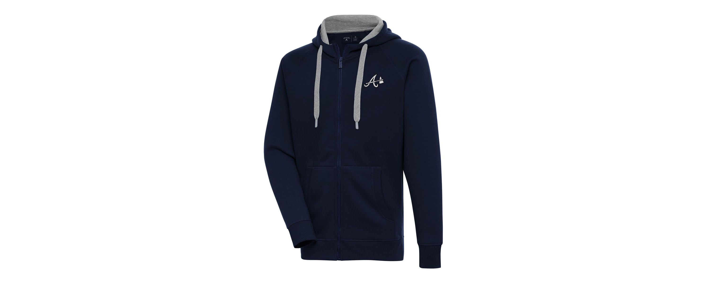 MLB Atlanta Braves Metallic Victory Full-Zip Hoodie
