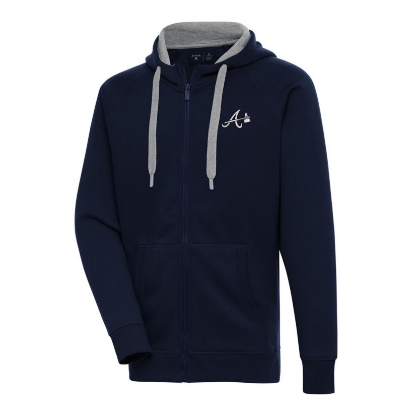 MLB Atlanta Braves Metallic Victory Full-Zip Hoodie