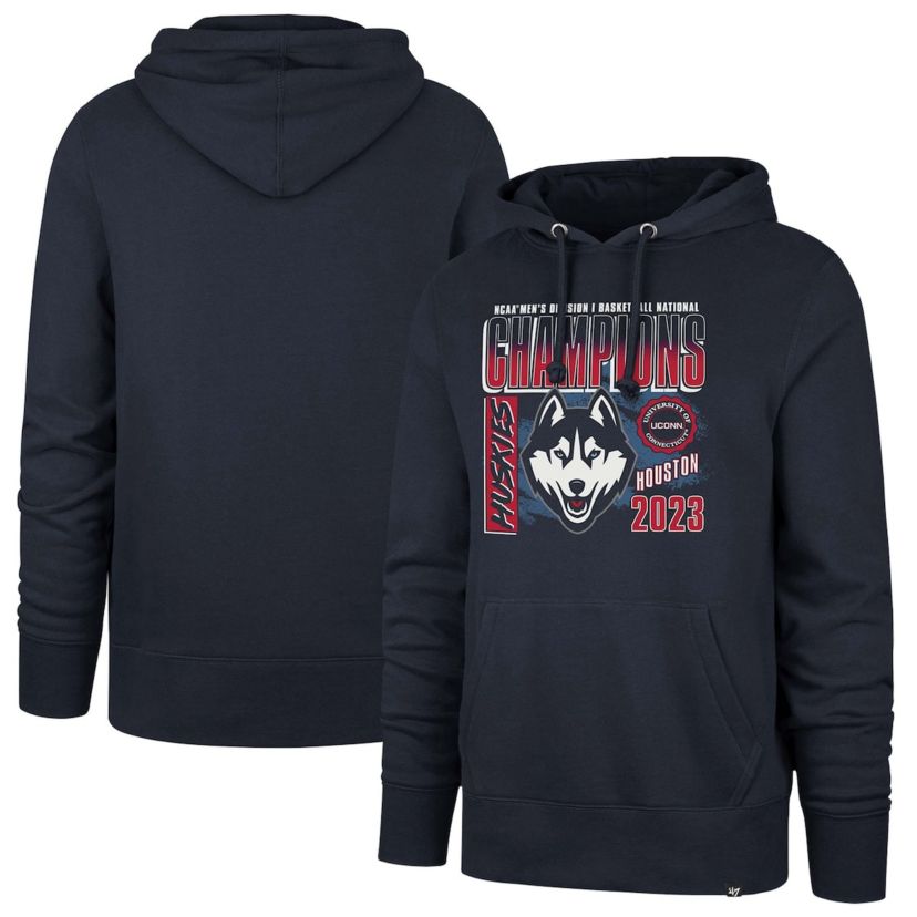 Connecticut Huskies NCAA UConn Huskies 2023 NCAA Men’s Basketball National s Mascot Pullover Hoodie