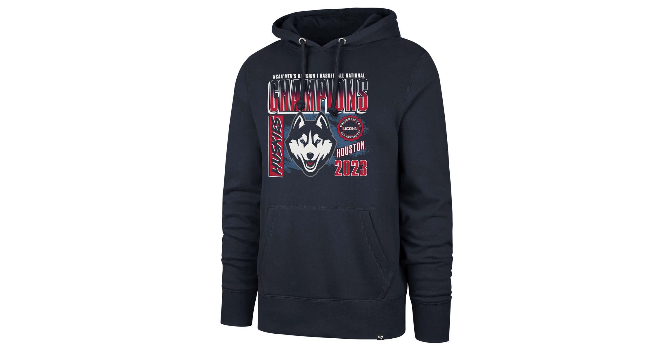 Connecticut Huskies NCAA UConn Huskies 2023 NCAA Men’s Basketball National s Mascot Pullover Hoodie