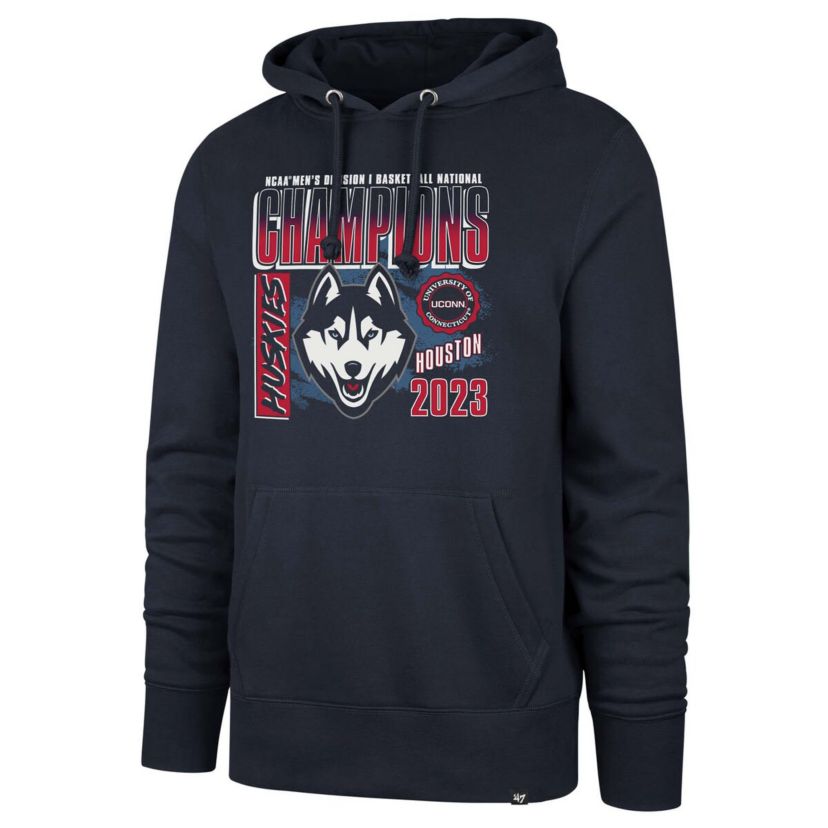 Connecticut Huskies NCAA UConn Huskies 2023 NCAA Men’s Basketball National s Mascot Pullover Hoodie