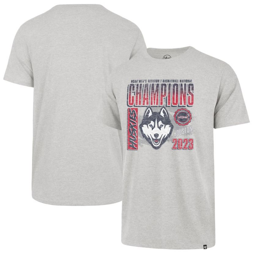 Connecticut Huskies NCAA UConn Huskies 2023 NCAA Men’s Basketball National s Mascot T-Shirt