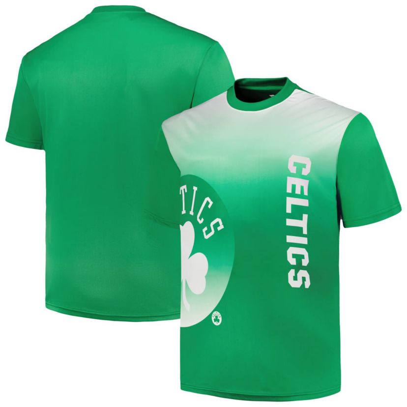 NBA Kelly Boston Celtics Big & Tall Sublimated T-Shirt