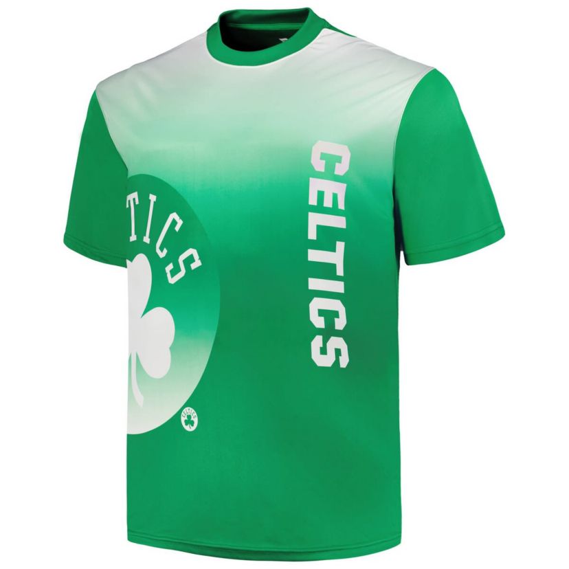 NBA Kelly Boston Celtics Big & Tall Sublimated T-Shirt